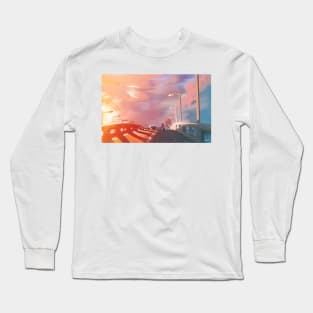 Sunrise and Bridge Long Sleeve T-Shirt